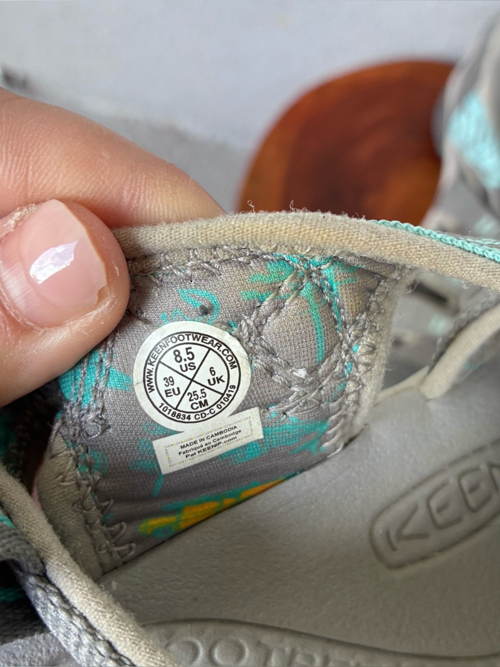 KEEN Newport H2 Waterproof Sport Sandals Gray Teal Women’s 8.5 - Picture 10 of 10